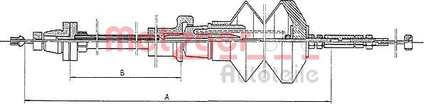 Metzger 1903.5 - Câble d'accélération cwaw.fr