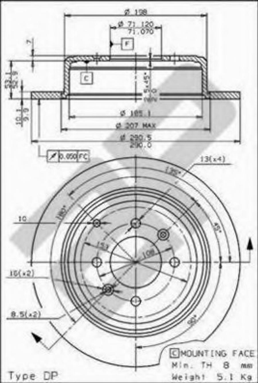 Metzger 14647 - Disque de frein cwaw.fr