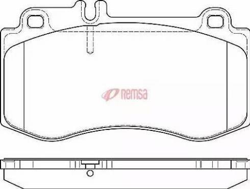 Metzger 1170782 - Kit de plaquettes de frein, frein à disque cwaw.fr