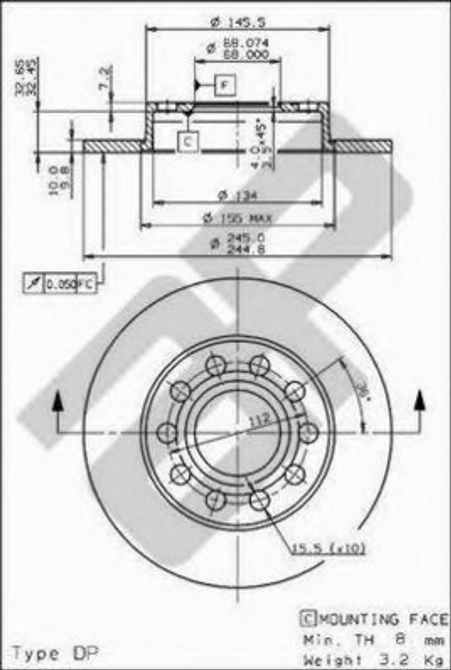 Metzger 14839 V - Disque de frein cwaw.fr