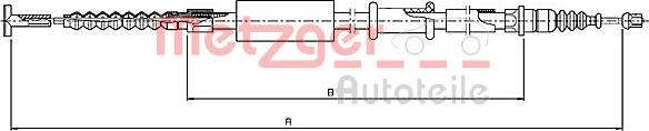 Metzger 1651.20 - Tirette à câble, frein de stationnement cwaw.fr