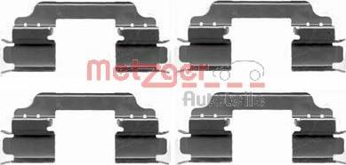 Metzger 109-1649 - Kit d'accessoires, plaquette de frein à disque cwaw.fr