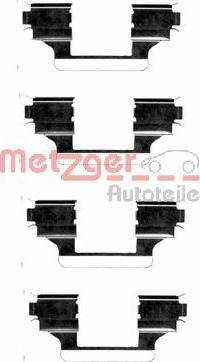 Metzger 109-1656 - Kit d'accessoires, plaquette de frein à disque cwaw.fr