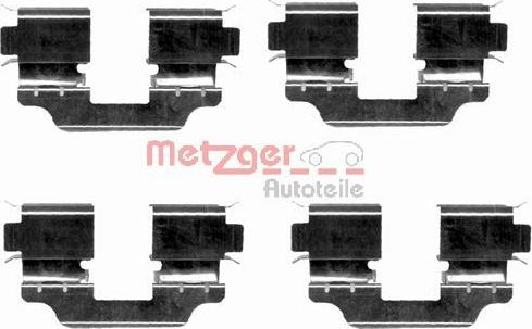 Metzger 109-1653 - Kit d'accessoires, plaquette de frein à disque cwaw.fr