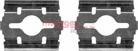 Metzger 109-1657 - Kit d'accessoires, plaquette de frein à disque cwaw.fr