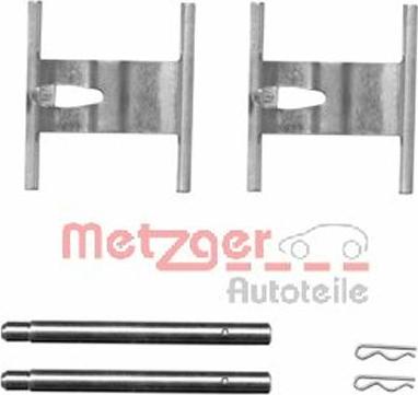 Metzger 109-1660 - Kit d'accessoires, plaquette de frein à disque cwaw.fr