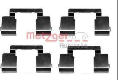 Metzger 109-1609 - Kit d'accessoires, plaquette de frein à disque cwaw.fr