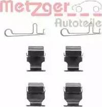 Metzger 109-1604 - Kit d'accessoires, plaquette de frein à disque cwaw.fr