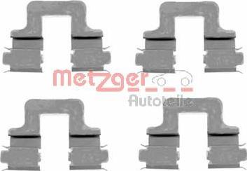 Metzger 109-1606 - Kit d'accessoires, plaquette de frein à disque cwaw.fr