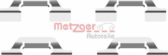 Metzger 109-1685 - Kit d'accessoires, plaquette de frein à disque cwaw.fr