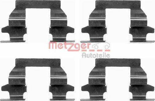 Metzger 109-1625 - Kit d'accessoires, plaquette de frein à disque cwaw.fr