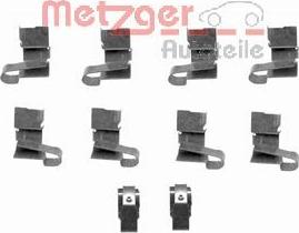 Metzger 109-1671 - Kit d'accessoires, plaquette de frein à disque cwaw.fr