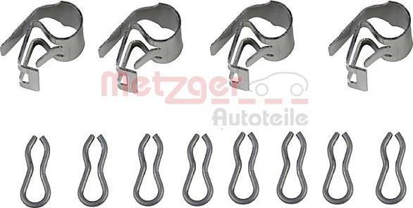 Metzger 109-1055 - Kit d'accessoires, plaquette de frein à disque cwaw.fr