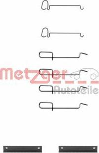 Metzger 109-1070 - Kit d'accessoires, plaquette de frein à disque cwaw.fr