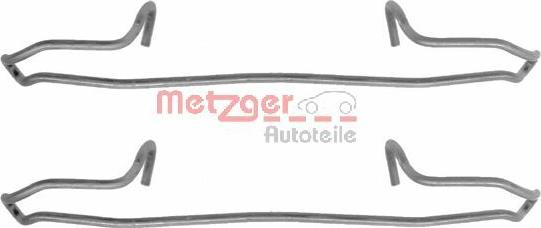 Metzger 109-1159 - Kit d'accessoires, plaquette de frein à disque cwaw.fr