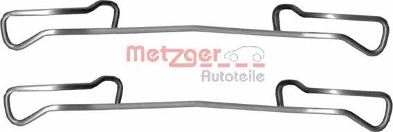 Metzger 109-1150 - Kit d'accessoires, plaquette de frein à disque cwaw.fr