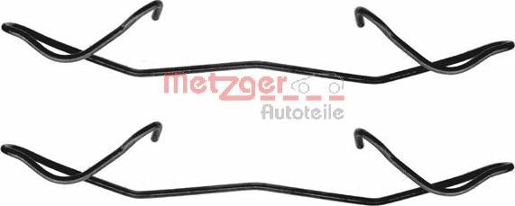 Metzger 109-1180 - Kit d'accessoires, plaquette de frein à disque cwaw.fr