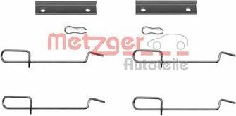 Metzger 109-1125 - Kit d'accessoires, plaquette de frein à disque cwaw.fr