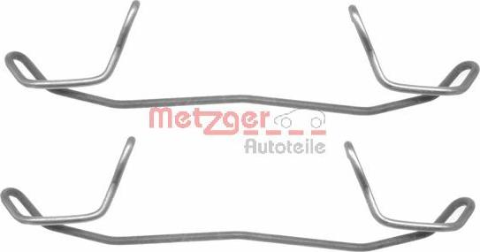 Metzger 109-1123 - Kit d'accessoires, plaquette de frein à disque cwaw.fr