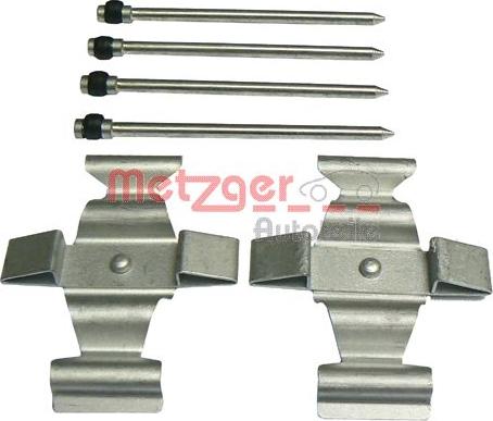 Metzger 109-1804 - Kit d'accessoires, plaquette de frein à disque cwaw.fr