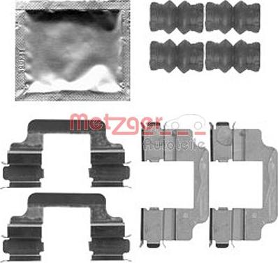 Metzger 109-1806 - Kit d'accessoires, plaquette de frein à disque cwaw.fr