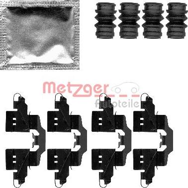 Metzger 109-1808 - Kit d'accessoires, plaquette de frein à disque cwaw.fr