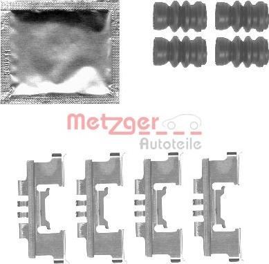 Metzger 109-1812 - Kit d'accessoires, plaquette de frein à disque cwaw.fr