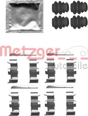 Metzger 109-1831 - Kit d'accessoires, plaquette de frein à disque cwaw.fr