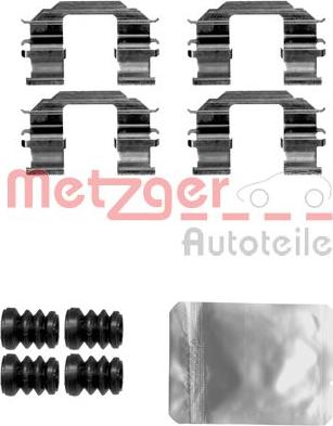 Metzger 109-1870 - Kit d'accessoires, plaquette de frein à disque cwaw.fr