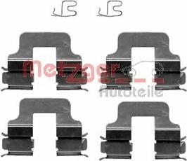 Metzger 109-1245 - Kit d'accessoires, plaquette de frein à disque cwaw.fr