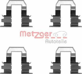 Metzger 109-1255 - Kit d'accessoires, plaquette de frein à disque cwaw.fr