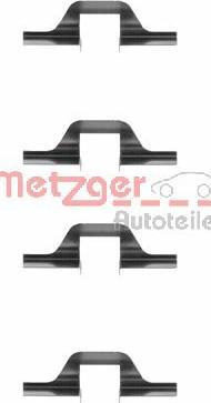 Metzger 109-1263 - Kit d'accessoires, plaquette de frein à disque cwaw.fr