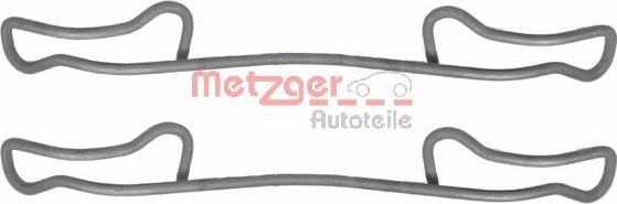 Metzger 109-1200 - Kit d'accessoires, plaquette de frein à disque cwaw.fr