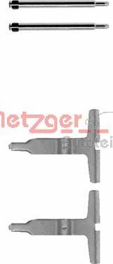 Metzger 109-1217 - Kit d'accessoires, plaquette de frein à disque cwaw.fr