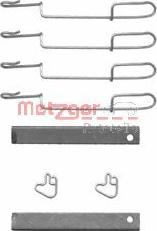 Metzger 109-1280 - Kit d'accessoires, plaquette de frein à disque cwaw.fr