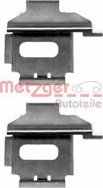 Metzger 109-1283 - Kit d'accessoires, plaquette de frein à disque cwaw.fr