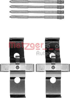 Metzger 109-1796 - Kit d'accessoires, plaquette de frein à disque cwaw.fr