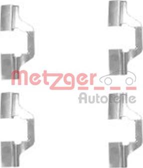 Metzger 109-1749 - Kit d'accessoires, plaquette de frein à disque cwaw.fr