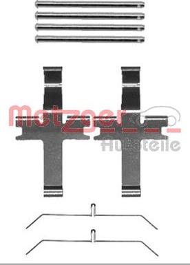 Metzger 109-1752 - Kit d'accessoires, plaquette de frein à disque cwaw.fr