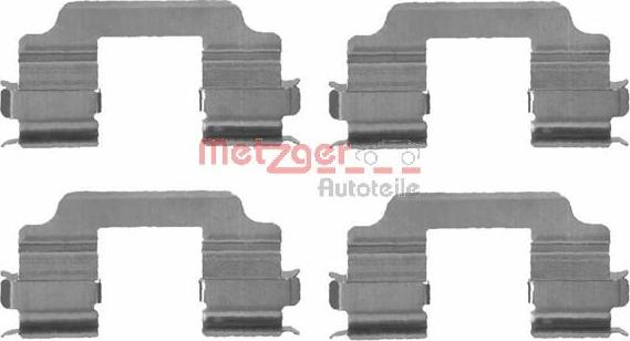 Metzger 109-1709 - Kit d'accessoires, plaquette de frein à disque cwaw.fr