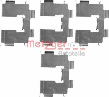 Metzger 109-1717 - Kit d'accessoires, plaquette de frein à disque cwaw.fr