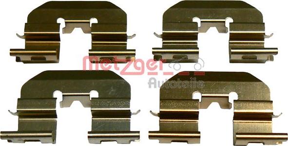 Metzger 109-1780 - Kit d'accessoires, plaquette de frein à disque cwaw.fr