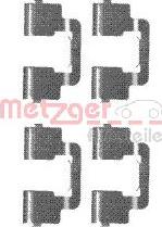 Metzger 109-1733 - Kit d'accessoires, plaquette de frein à disque cwaw.fr