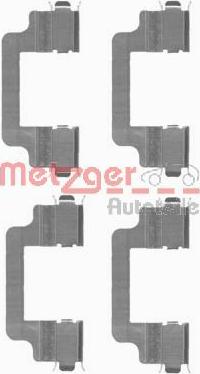 Metzger 109-1727 - Kit d'accessoires, plaquette de frein à disque cwaw.fr