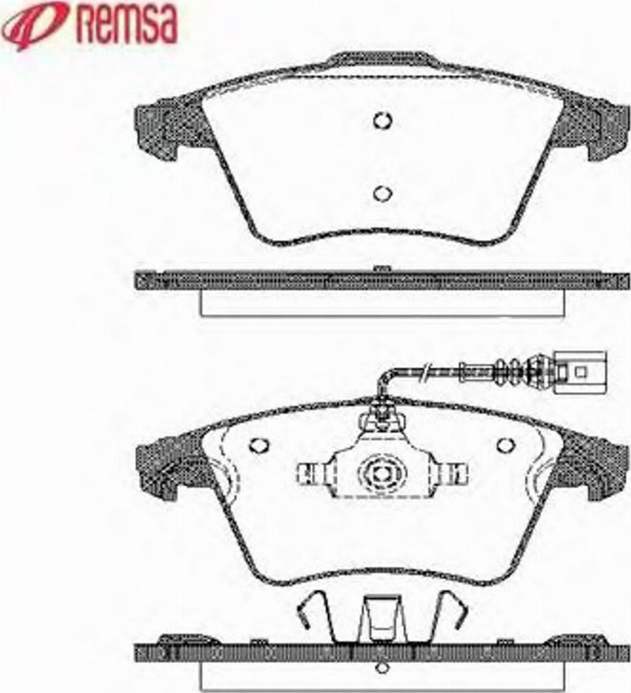 Metzger 104501 - Kit de plaquettes de frein, frein à disque cwaw.fr