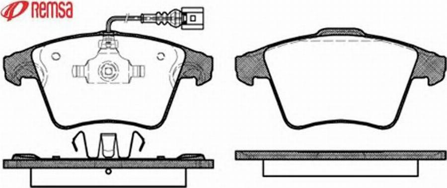 Metzger 104511B - Kit de plaquettes de frein, frein à disque cwaw.fr