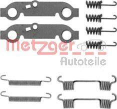 Metzger 105-0537 - Kit d'accessoires, mâchoires de frein de stationnement cwaw.fr