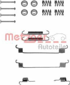 Metzger 105-0672 - Kit d'accessoires, mâchoire de frein cwaw.fr