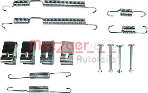 Metzger 105-0017 - Kit d'accessoires, mâchoire de frein cwaw.fr