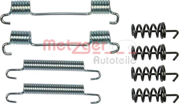 Metzger 105-0868 - Kit d'accessoires, mâchoires de frein de stationnement cwaw.fr